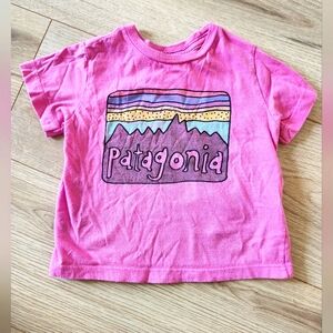 12m pink Patagonia Tshirt